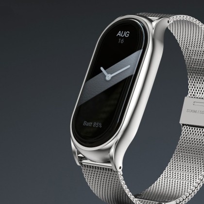 Стоманена верижка за смарт часовник Xiaomi Smart Band 8 / 8 NFC от Tech-Protect MilaneseBand - Черна