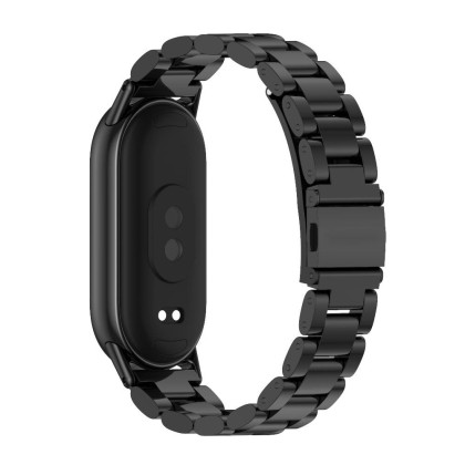 Стоманена верижка за Xiaomi Smart Band 8 / 8 NFC от Tech-Protect Stainless - Черна