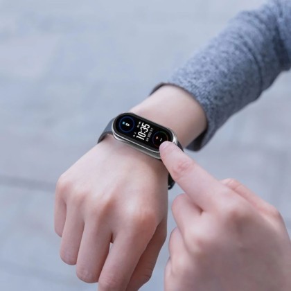 Кейс с протектор за Xiaomi Smart Band 8 / 8 NFC от Tech-Protect Defense360 - Черен