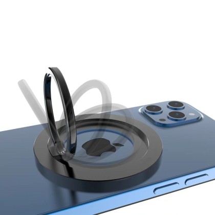 Стойка с пръстен за смартфони от Tech-Protect Magnetic Phone Ring - Сива