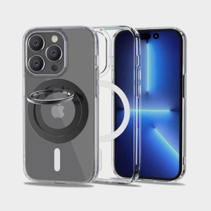 Стойка с пръстен за смартфони от Tech-Protect Magnetic Phone Ring - Сива