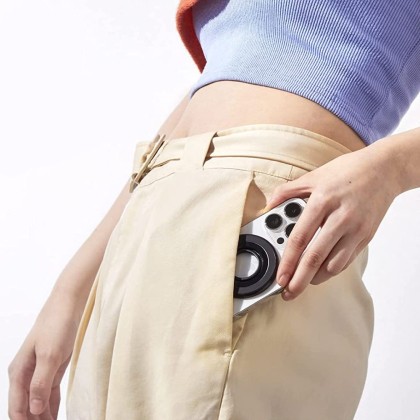 Стойка с пръстен за смартфони от Tech-Protect Magnetic Phone Ring - Сива