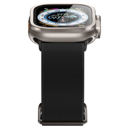 Стъклен протектор с рамка за Apple Watch Ultra 1/2 (49mm) от Spigen Glas.TR Slim Pro - Titanium
