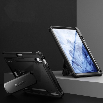 360 градусов калъф за iPad 10.9 2022 от Tech-Protect Kevlar Pro - Черен