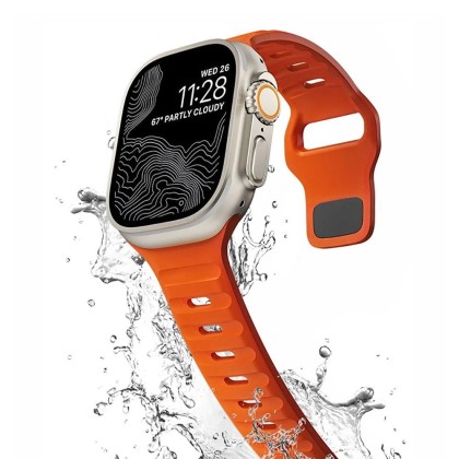 Силиконова каишка за часовник Apple Watch 4 / 5 / 6 / 7 / 8 / SE (38/40/41 mm) от Tech-Protect IconBand Line - Lime