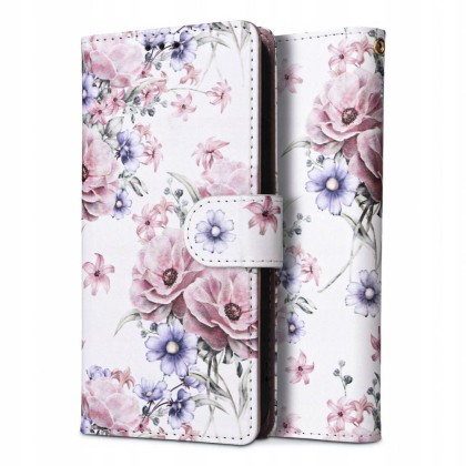 Кожен тефтер за Xiaomi Redmi Note 12s от Tech-Protect Wallet - Blossom Flower
