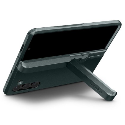 Удароустойчив кейс за Samsung Galaxy Z Fold 5 от Spigen Tough Armor Pro Pen - Abyss Green