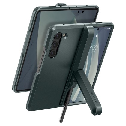 Удароустойчив кейс за Samsung Galaxy Z Fold 5 от Spigen Tough Armor Pro Pen - Abyss Green