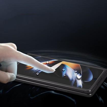 2 броя стъклени UV протектори за дисплей на Samsung Z Fold 5 Whistestone Dome Glass - Прозрачни