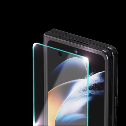 2 броя стъклени UV протектори за дисплей на Samsung Z Fold 5 Whistestone Dome Glass - Прозрачни