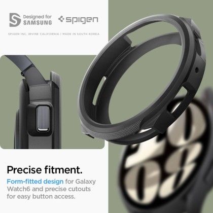 SPIGEN LIQUID AIR SAMSUNG GALAXY WATCH 6 (44 MM) MATTE BLACK