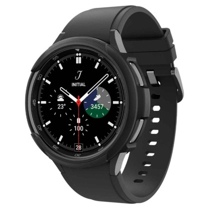 Удароустойчив калъф за Samsung Galaxy Watch 6 Classic (43mm) от Spigen Liquid Air - Черен мат