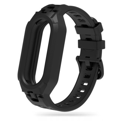 Силиконова каишка за Xiaomi Smart Band 8 / 8 NFC от Tech-Protect Armour - Черна