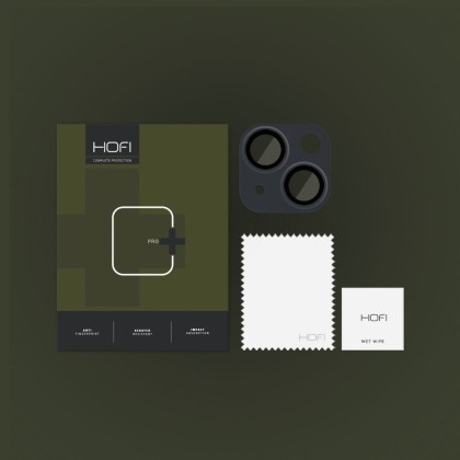 Протектор за камера на iPhone 15 / 15 Plus от Hofi Fullcam Pro+ - Черен