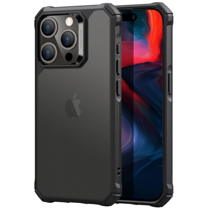 Удароустойчив кейс за iPhone 15 Pro Max от ESR Air Armor - Frosted Black