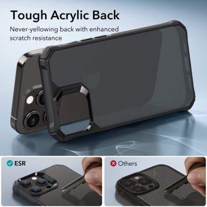 Удароустойчив кейс за iPhone 15 Pro Max от ESR Air Armor - Frosted Black