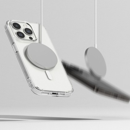 Удароустойчив твърд кейс с MagSafe за iPhone 15 Pro Max от Ringke Fusion Magnetic - Матов