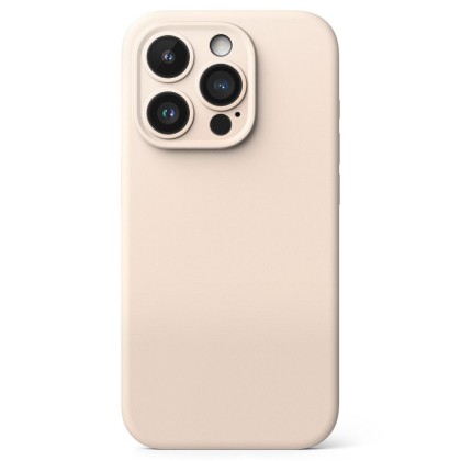 Силиконов кейс с MagSafe за iPhone 15 Pro Max от Ringke Silicone Magnetic - Pink Sand
