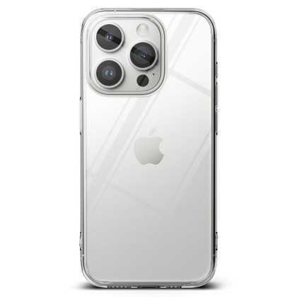 Удароустойчив твърд кейс за iPhone 15 Pro от Ringke Fusion - Прозрачен