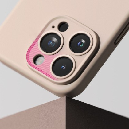 Силиконов кейс с MagSafe за iPhone 15 Pro от Ringke Silicone Magnetic - Pink Sand