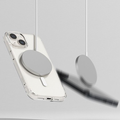 Удароустойчив твърд кейс с MagSafe за iPhone 15 Plus от Ringke Fusion Magnetic - Матов