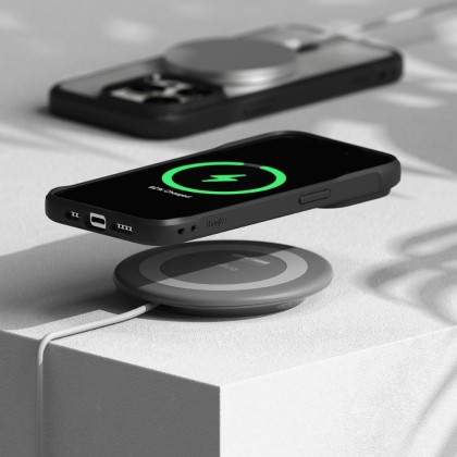 Твърд кейс с MagSafe за iPhone 15 Pro Max от Ringke Fusion Bold - Черен матов