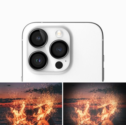 Протектори за камера на iPhone 15 Pro от Ringke Camera Frame - Черни