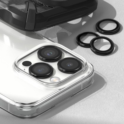 Протектори за камера на iPhone 15 Pro от Ringke Camera Frame - Черни