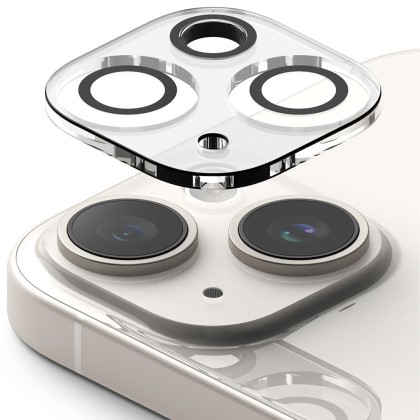 2 броя протектори за камера на iPhone 15 / 15 Plus от Ringke Camera Protector - Прозрачни