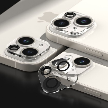 2 броя протектори за камера на iPhone 15 / 15 Plus от Ringke Camera Protector - Прозрачни