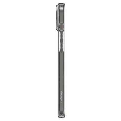 Удароустойчив, силиконов кейс за iPhone 15 от Spigen Liquid Crystal - Прозрачен