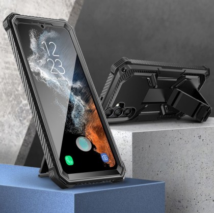 360 градусов калъф за Samsung Galaxy S23 FE от Supcase IBLSN Armorbox - Черен