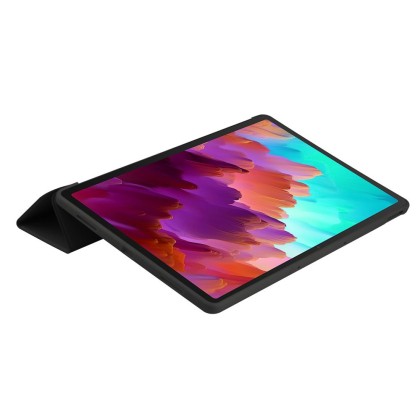 Силиконов тефтер за Lenovo Tab P12 12.7 от Tech-Protect SmartCase - Черен