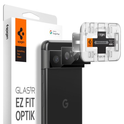 2 броя протектори за камерата на Google Pixel 8 от Spigen Optik Tr 