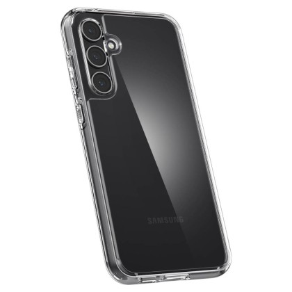 Удароустойчив твърд кейс за Samsung Galaxy S23 FE от Spigen Ultra Hybrid - Прозрачен