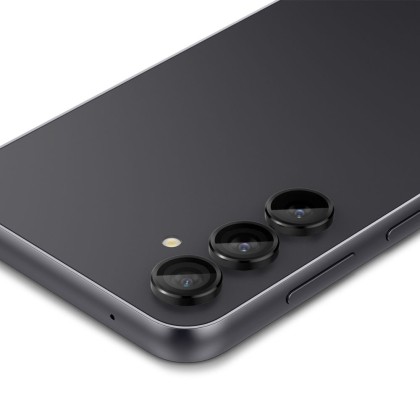 2 броя комплетки от протектори за обектви на камерата на Samsung Galaxy S23 FE от Spigen Optik Tr - Черен 
