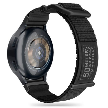 Найлонова каишка за Samsung Galaxy Watch 4/5/5 Pro/6 от Tech-Protect Scout - Черен