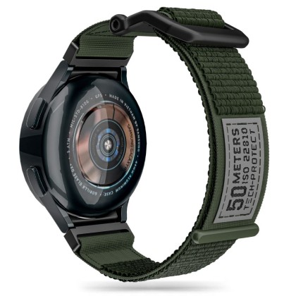Найлонова каишка за Samsung Galaxy Watch 4/5/5 Pro/6 от Tech-Protect Scout - Military Green