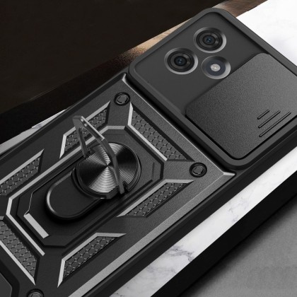 Удароустойчив калъф за Motorola Moto G54 5G / G54 5G Power Edition от Tech-Protect CamShield Pro - Черен