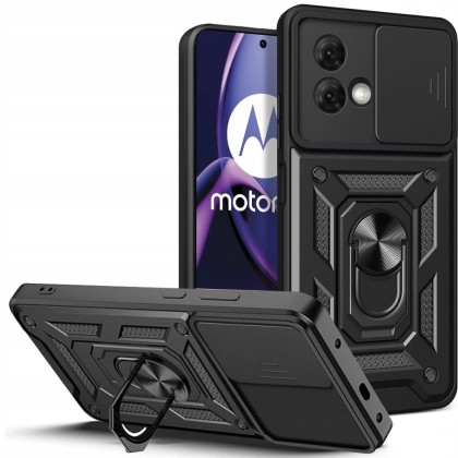Удароустойчив калъф за Motorola Moto G84 5G от Tech-Protect CamShield Pro - Черен