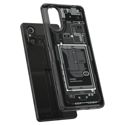 Удароустойчив твърд кейс за Sony Xperia 5 V от Spigen Ultra Hybrid - Zero One