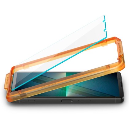 2 броя стъклени протектори за Sony Xperia 5 V от Spigen ALM Glas.TR Slim 2-Pack - Прозрачни