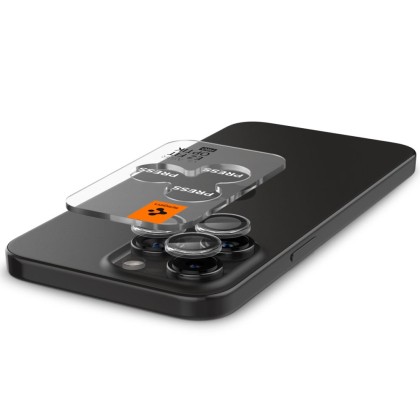 2бр комплекти от протектори за камера на iPhone 14 Pro - Pro Max / 15 Pro - Pro Max / 16 Pro - Pro Max / 17 Pro - Pro Max от Spigen Optik Tr - Crystal Clear