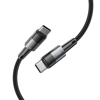 Кабел за зареждане USB-C / USB-C 60W 3A 300 см от Tech Protect Ultraboost - Сив
