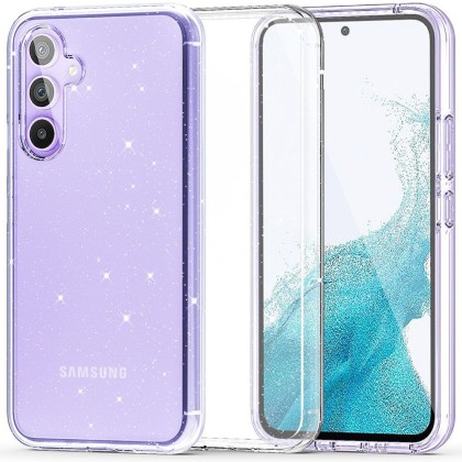 Твърд кейс за Samsung Galaxy S23 FE от Tech-Protect FlexAir Hybrid - Glitter