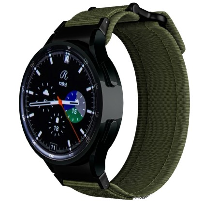 Текстилна каишка за Samsung Galaxy Watch 4/5/5 Pro/6 от Tech-Protect Scout Pro - Military Green