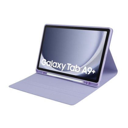 Калъф с блутут клавиатура за Samsung Galaxy Tab A9 Plus 11.0 от Tech-Protect SC Pen - Виолетов