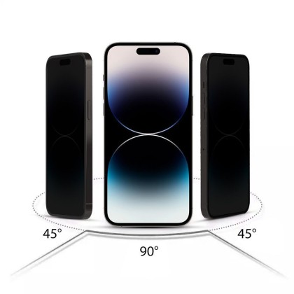 Протектор със затъмняване за Samsung Galaxy A15 (4G/5G) / A25 5G от Hofi Anti Spy Glass Pro+ - Privacy