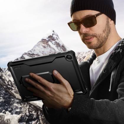 360 градусов калъф за Samsung Galaxy Tab A9+ Plus 11.0 от Tech-Protect Kevlar Pro - Черен