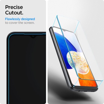 SZKŁO HARTOWANE SPIGEN GLAS.TR SLIM 2-PACK GALAXY A15 4G / 5G / A25 5G CLEAR